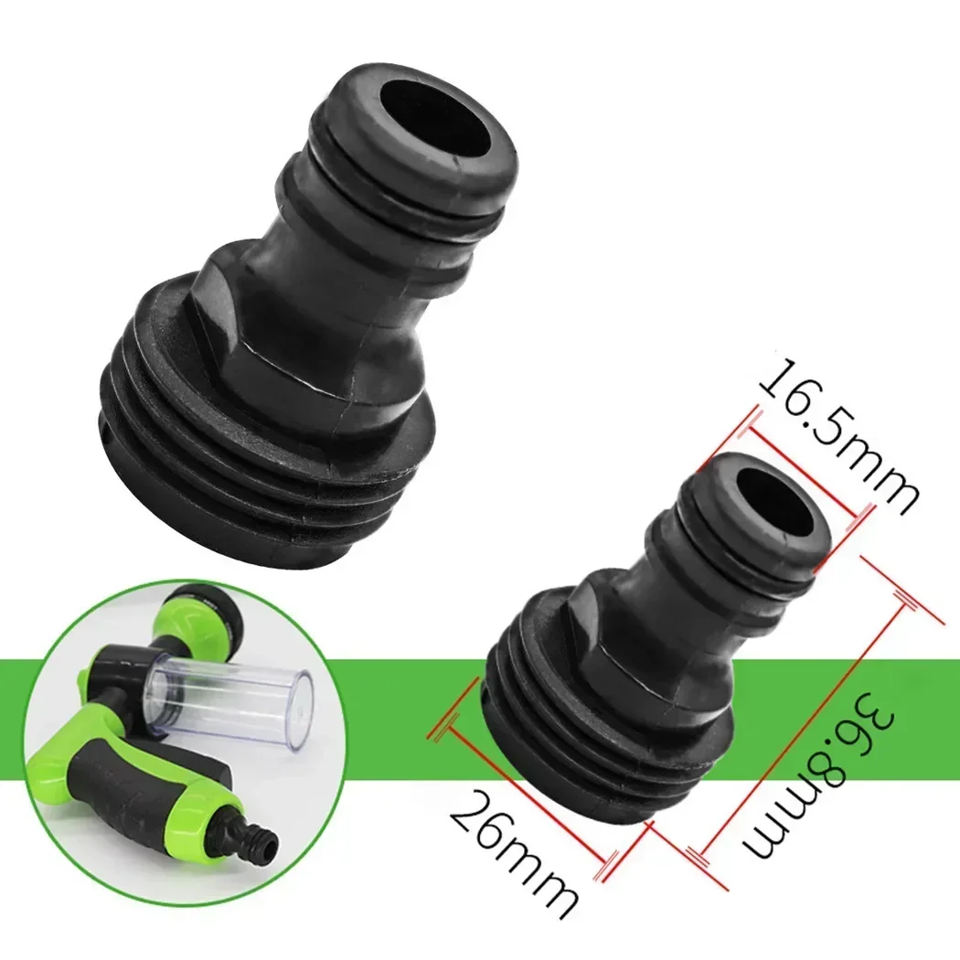 Garden Watering Hose ABS Quick Connector 3/4” Male Hose Coupling Joint Adapter Extender Set For Hose Pipe Tube