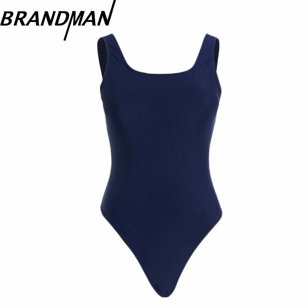 

New Solid Color Swimsuit Sexy Triangle One-Piece Backless Women's Slim Fit One-Piece Swimsuit