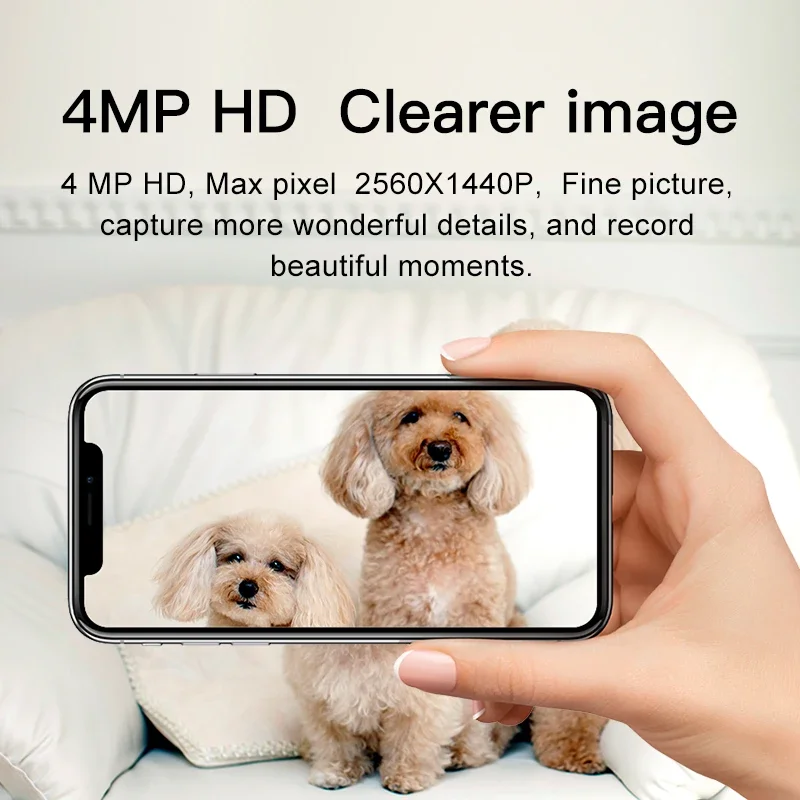 Vstarcam CS49Q Home Security Camera 360° / 1296P/2560P HD 2.4G/5G WiFi Night Vision IP Detect Alarm Webcam Video Baby Monitor