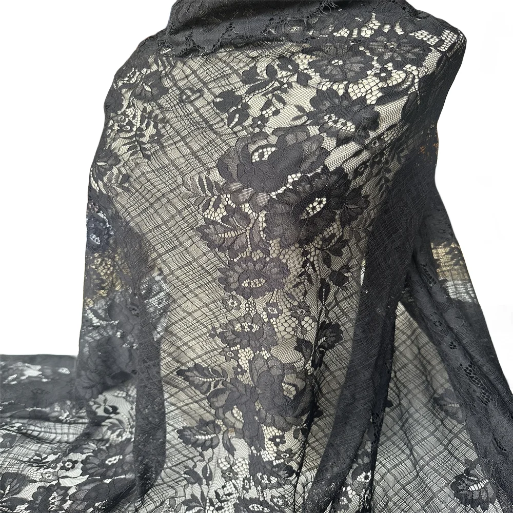

French Luxury Net Lace Fabric African J-1401926 Tulle Lace Fabric For Bridal Evening Dress Sewing