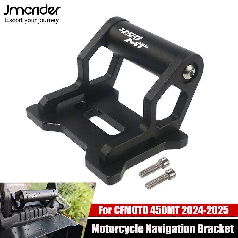 

Новинка 2025 года для CFMOTO 450MT 450 MT 2024, аксессуары для мотоциклов, алюминиевый держатель для телефона с ЧПУ, GPS, подставка для навигации, удлинительный кронштейн