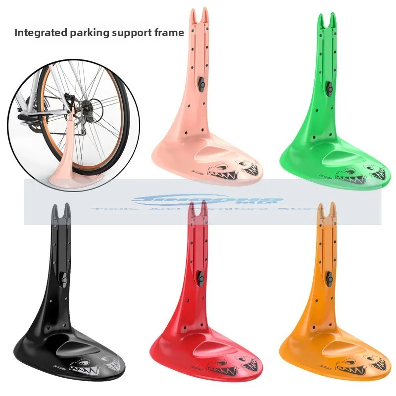 

ENLEE Bicycle Parking Rack Road Bike Portable Adjustment Display Rack Mountain Bike Support Rack, Riding Accessories
