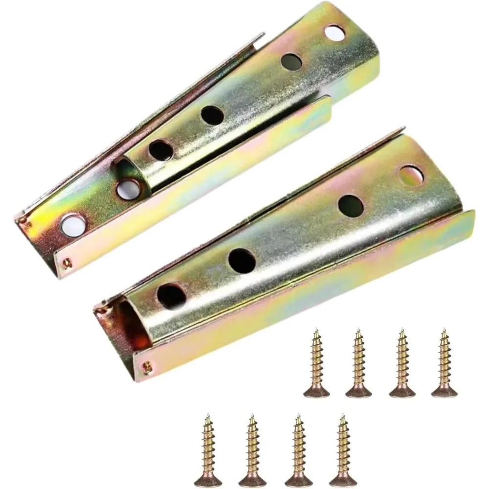 

2 Pairs of Sofa Latches, Furniture Connectors, Sofa Fixing Bolts, and Interlocking Sofa Connecting Brackets