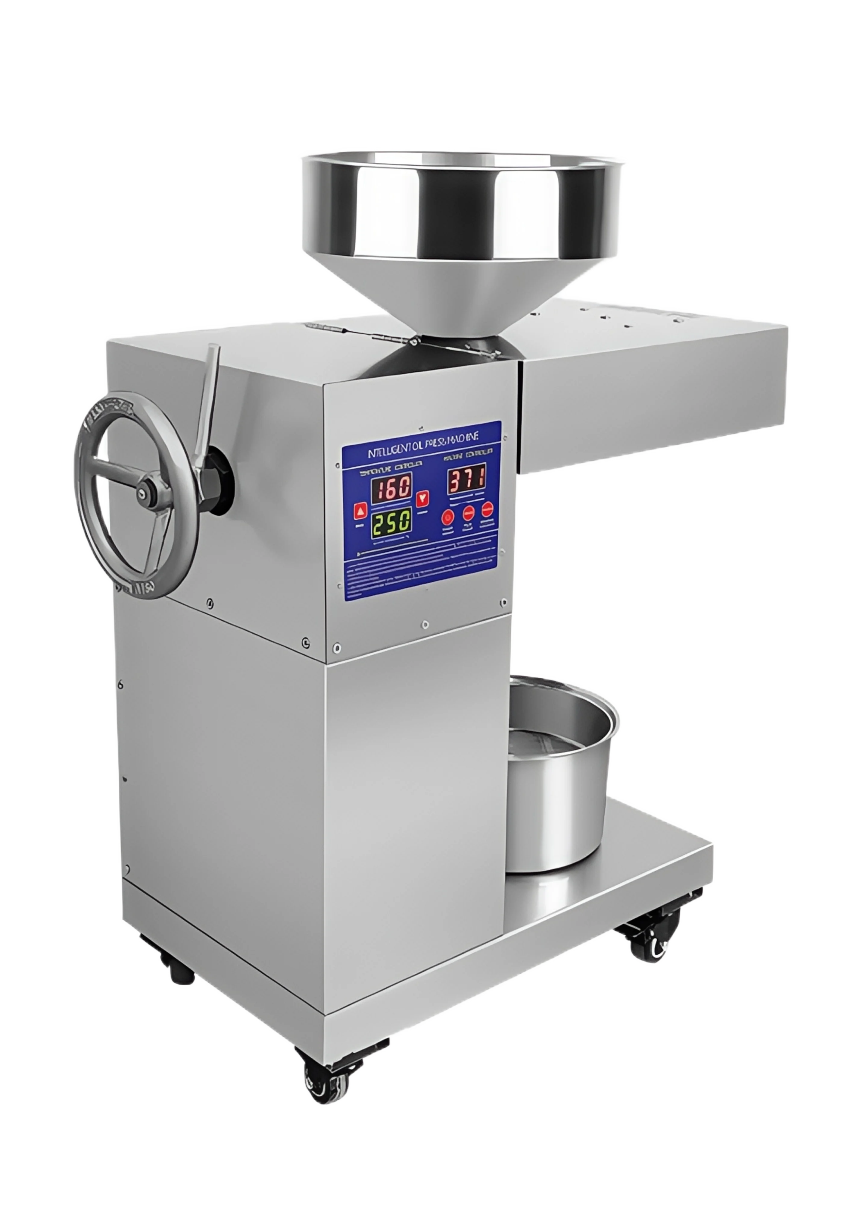 Automatic Commercial Coconut Walnut Peanut Soybean Sesame Almond Rapeseed Sunflower Olive Palm Oil Press Machine Oil Presser
