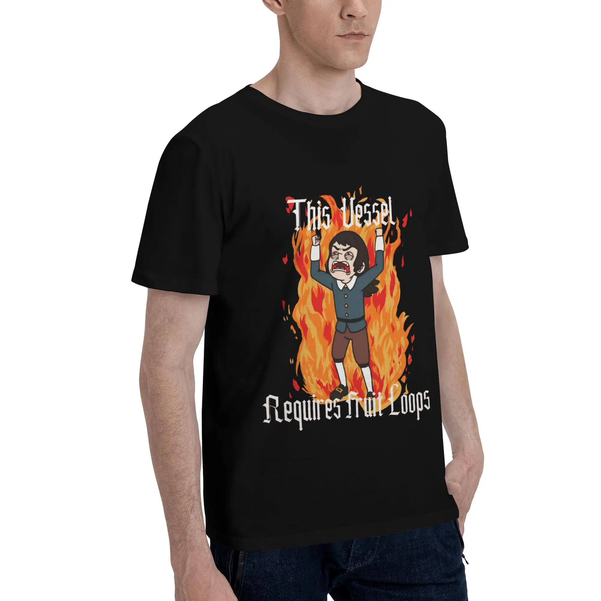 Feed Me Katherine Haunted Hotel  Graphic Printed T Shirt for Men Women  100% Cotton  Tee Shirt Clothing
