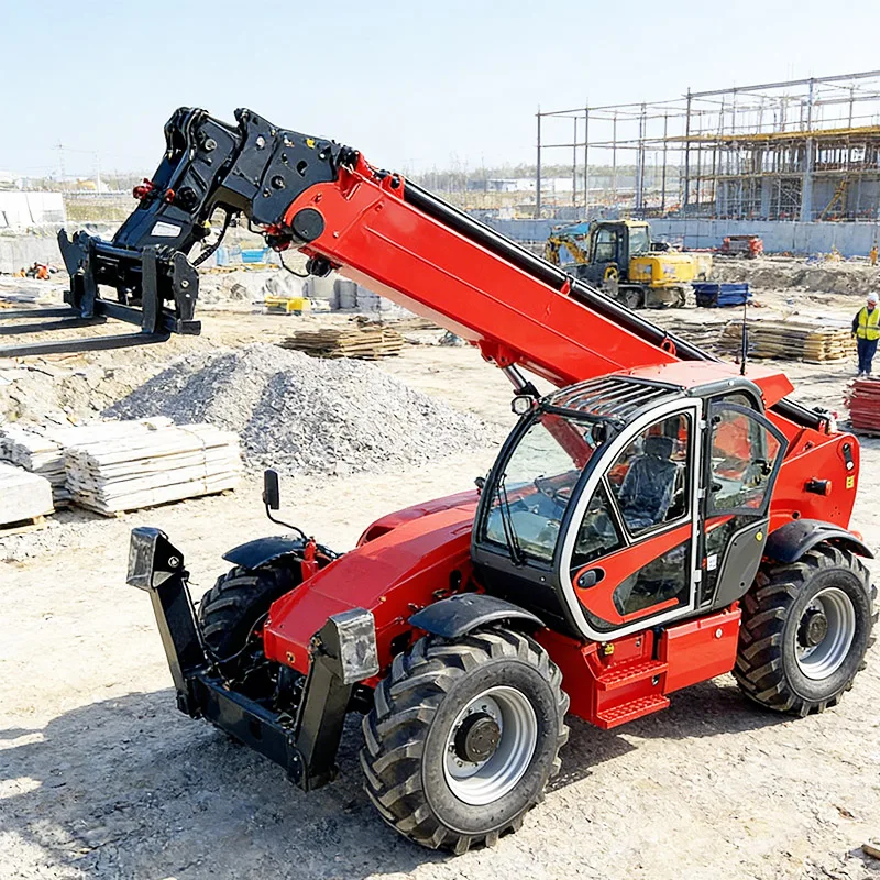 FOB Transportation Equipment Professional All Terrain Telehandler For Desert Environment Working High Performance Customize