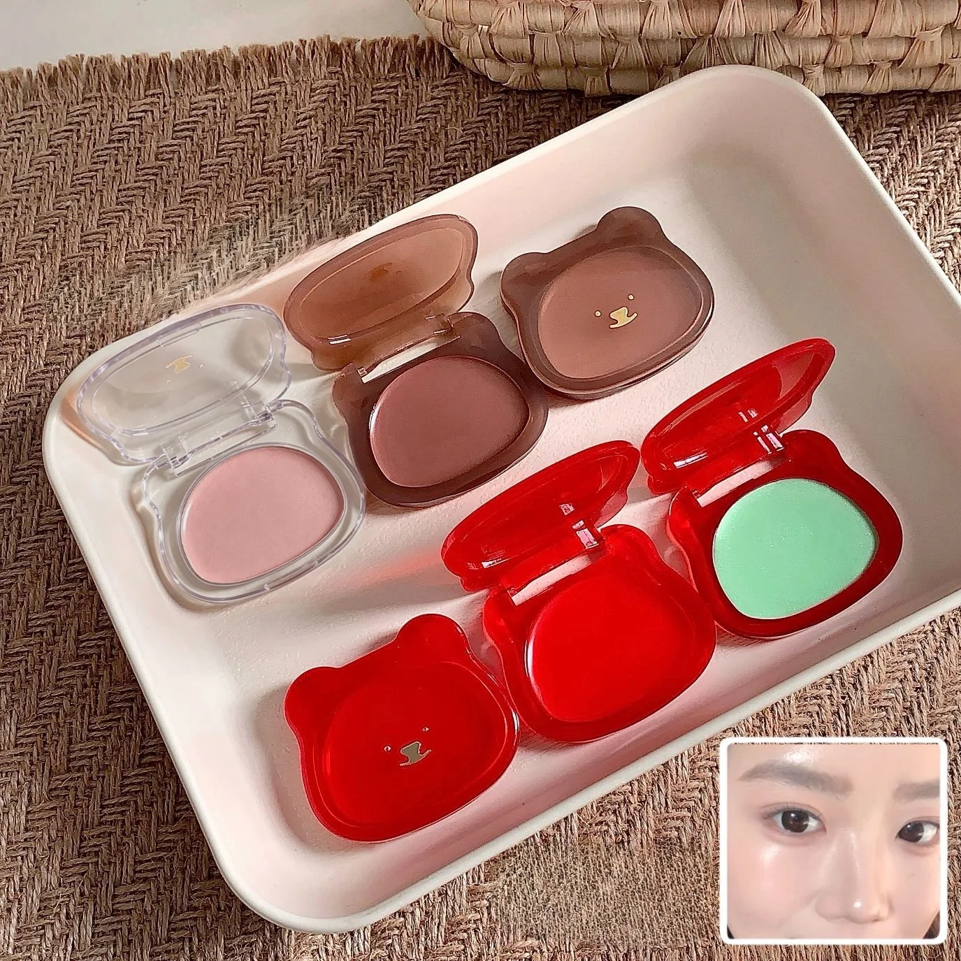 kakashow Plumping Multi Use Blush Balm Dewy Hydrating Texture Can Be Used on Lips Cheeks Fresh Daily Makeup Multiple Shades
