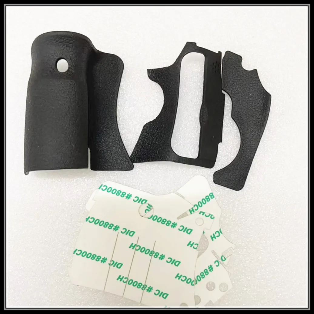 

3 Pieces high quality Grip Rubber Cover Units Complete Rubber Replacement For Canon 60D Camera Repair Part + Tape