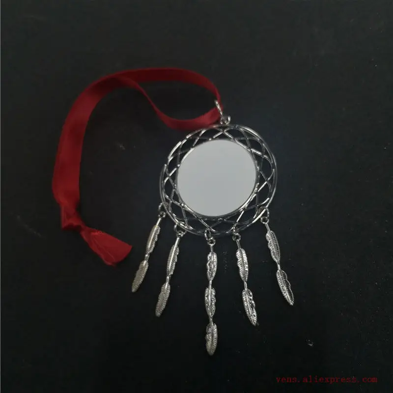 

sublimation blank ornaments items hot transfer printing blank consumables two sided printing 20pcs/lot