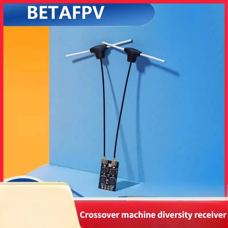 

BETAFPV Super D ELRS 2.4G 915&868MHz Diversity Receiver Long Haul Aircraft Long Distance Transmission and Reception Accessories