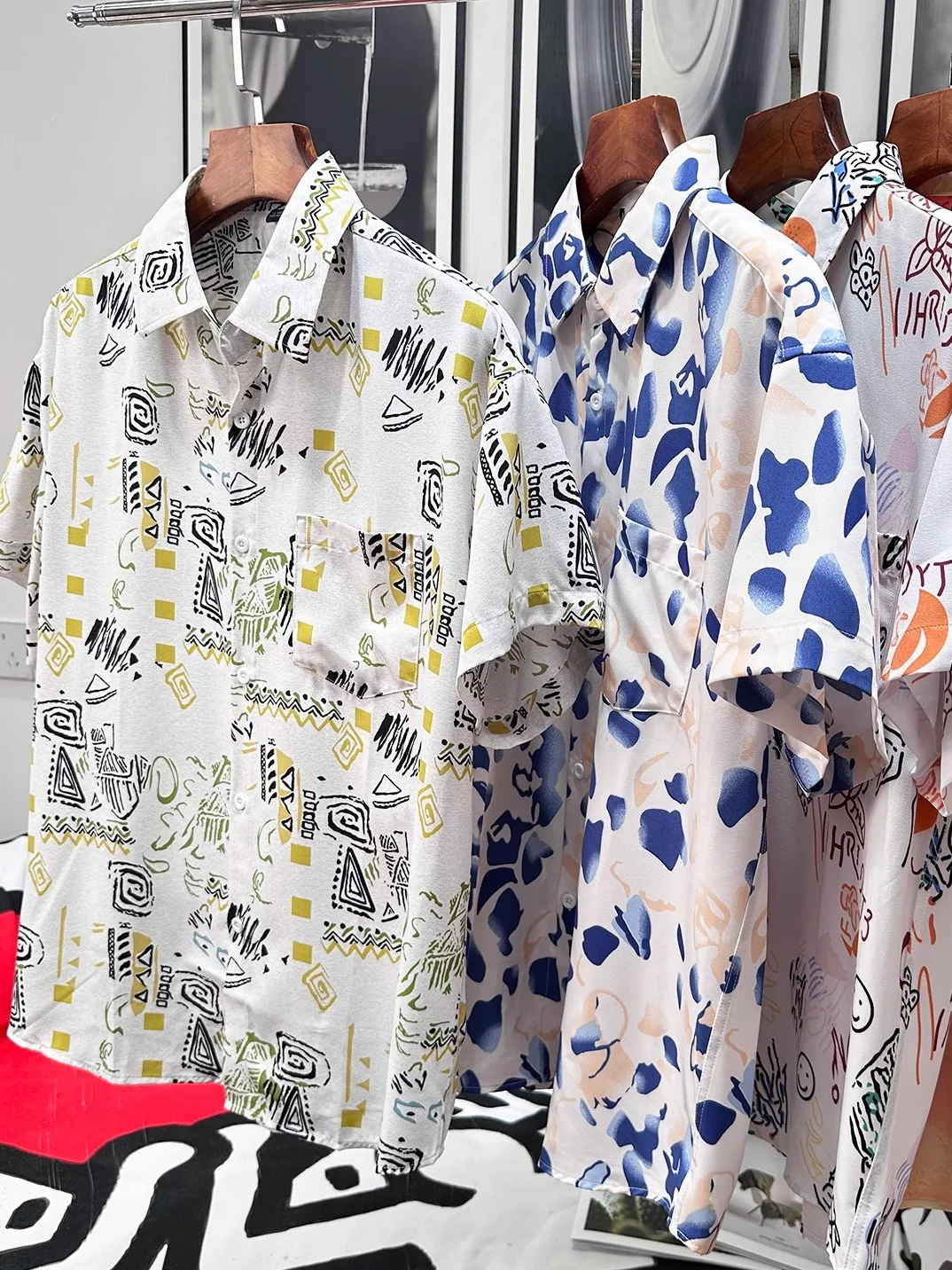 

Повседневный мужской ор Све с принтом irt Summer Travel Beach Sle, удобный, приятный для кожи, модный брендовый кардиган ex Open