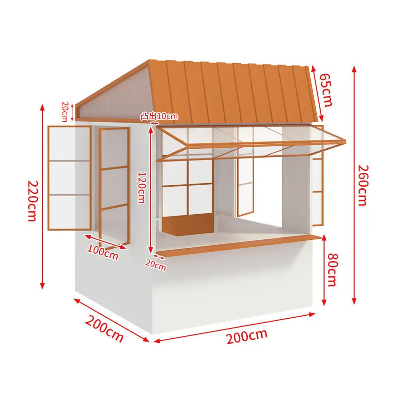 Outdoor scenic area mobile display racks, product stalls, night market food streets, snack activity stalls