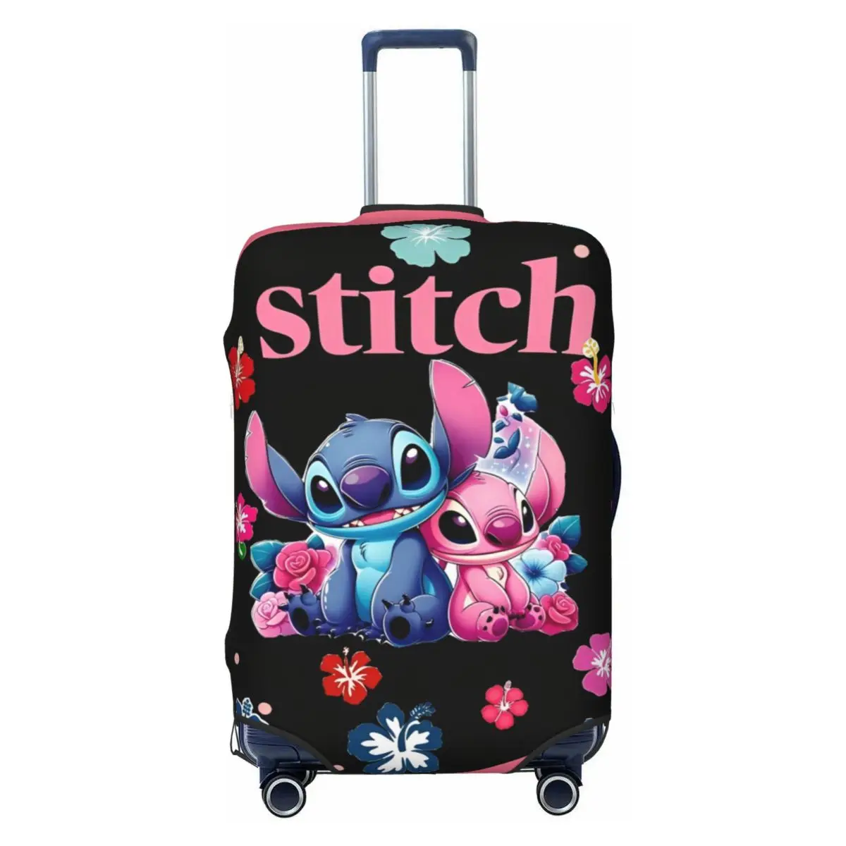 

Stitch Cute Cartoon Animation Suitcase Cover Useful Business Protector Luggage Accesories Holiday