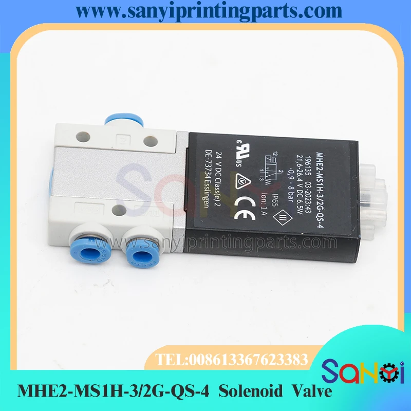 

1 Piece Heidelberg Solenoid Valve MHE2-MS1H-3/2G-QS-4 For Printing Machine Parts