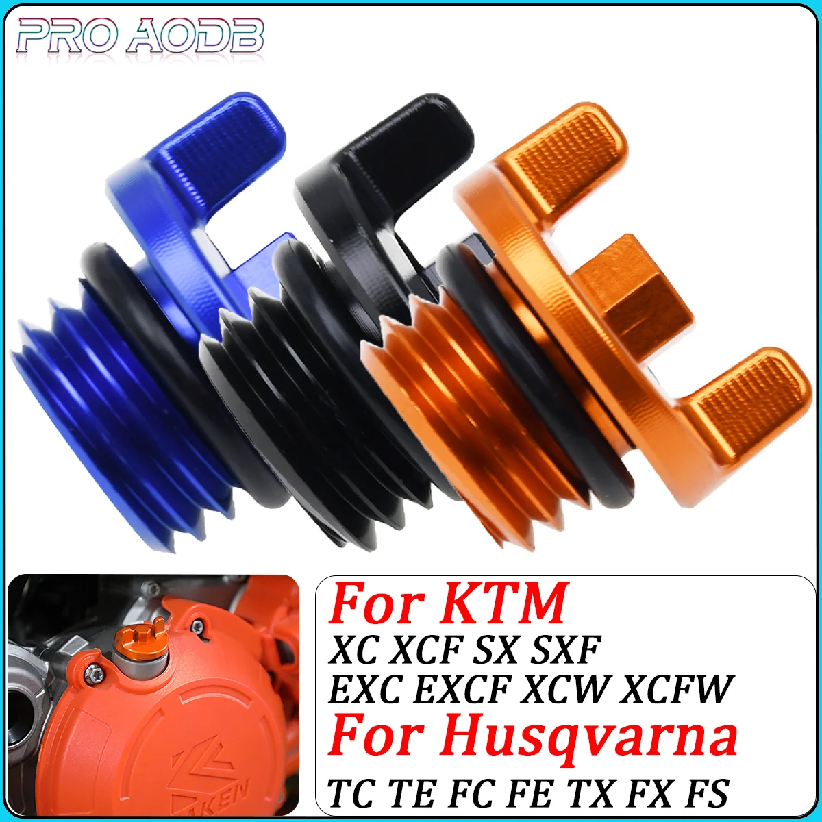 

CNC Engine Oil Filler Plug Cap Cover For KTM XC XCF XCW XCF-W XC-W SixDays SX SXF EXC EXC-F 125 250 350 450 500 2004-2021 2022