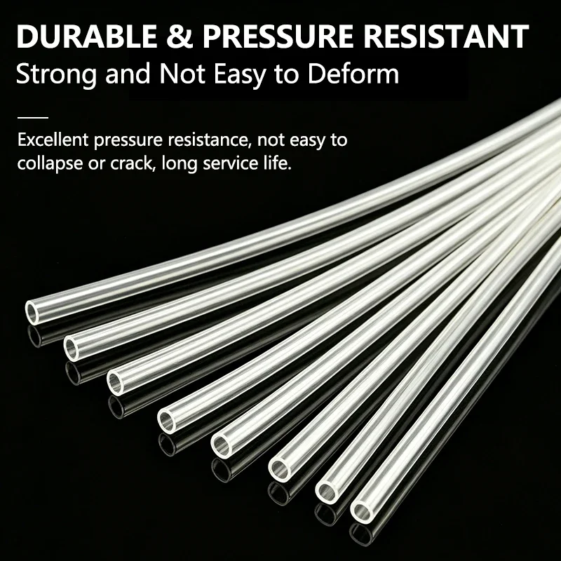 

Nontoxic Transparent Flexible Food Grade Pipe ID0.5-3mm PVC Tubing for Aquarium Pump Milk Beverage Water Transport Hose