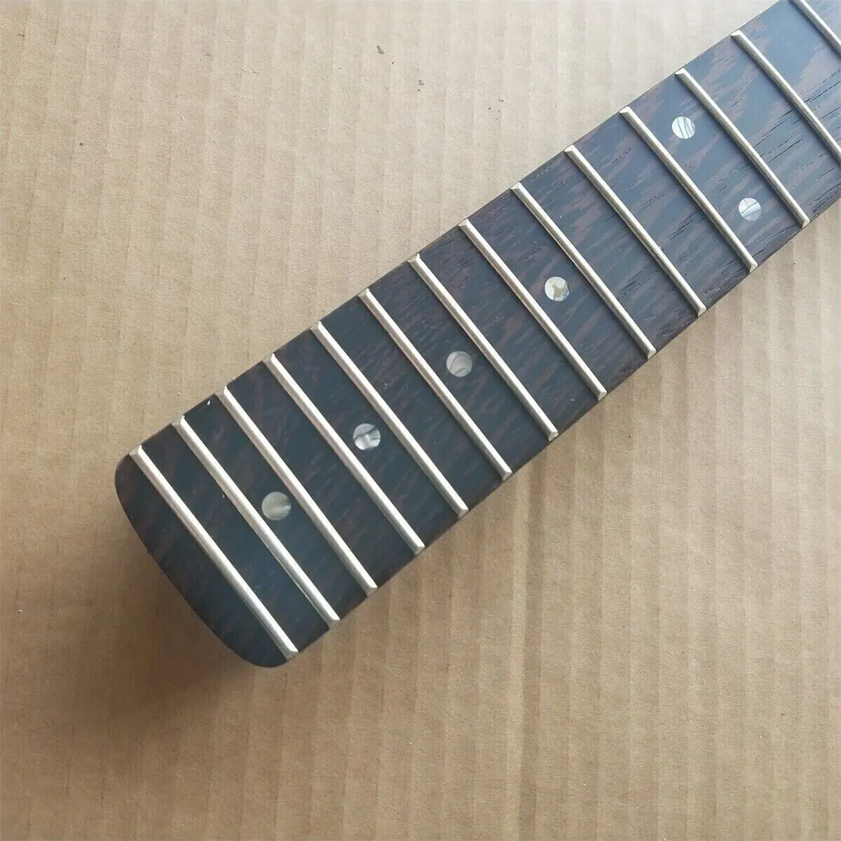 DIY Electric Guitar Neck, 22 Fret Wenge Fingerboard, Dot Inlay, Suhr Style Replace，Exquisite products