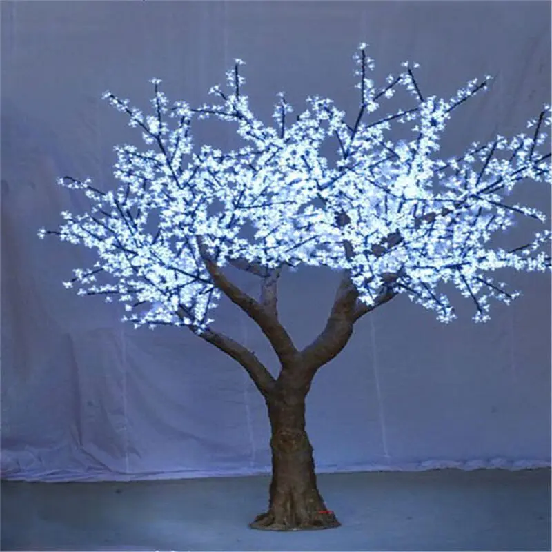 Outdoor LED Artificial Cherry Blossom Tree Light Christmas tree lamp 1872pcs LED Bulbs 2.5m Height 110/220VAC garden decor