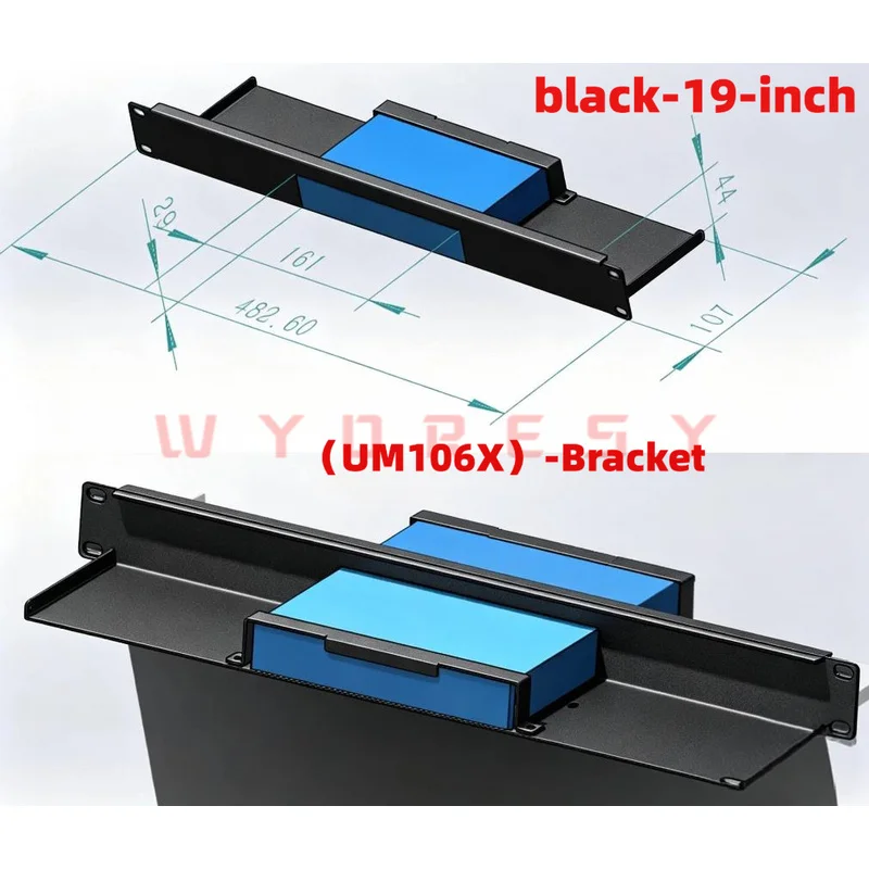 Rack Mount Bracket For UGREEN（UM106X）Matches Reserved Hole Positions And Firmly Holds Network Switching Hardware In Metal Storag