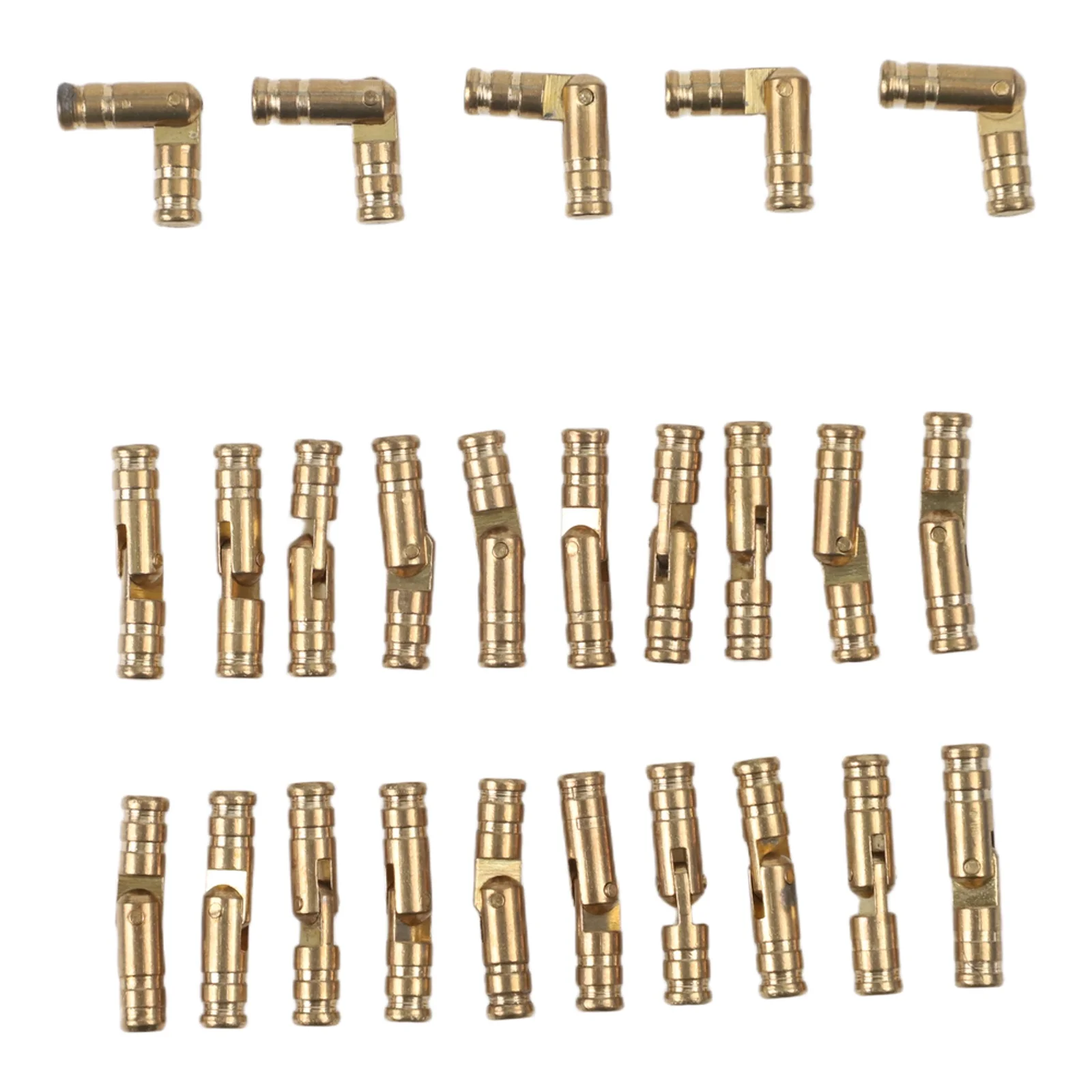 For Antique Cases for mini Hinges Brass Hinges For DIY Crafts 0.78 X 0.15 for versatile For DIY Projects Complete Set Of 25