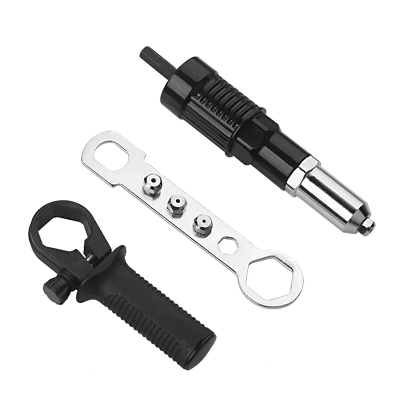 Rebitagem Elétrica Broca Gun, Adaptador, Rebitador, Conversor Rivet, Broca Anexo para 1/8 "Insert, 3,16", 5/32"