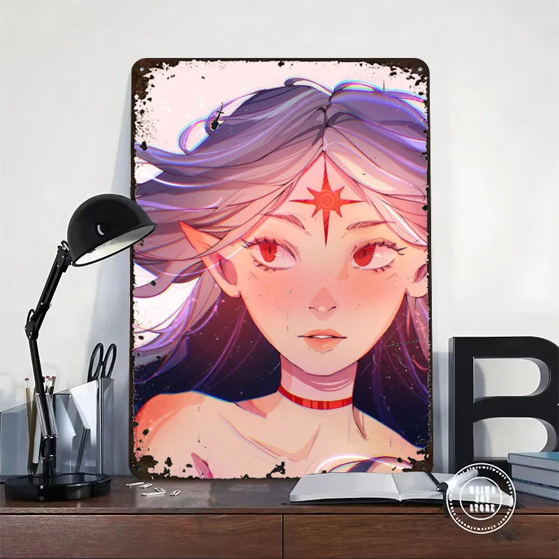Shine Personalized 3D Textured Metal Poster Wall Art Tinplate Sign for Vintage Decor Room Bar Accessories Home Decoration Gaming