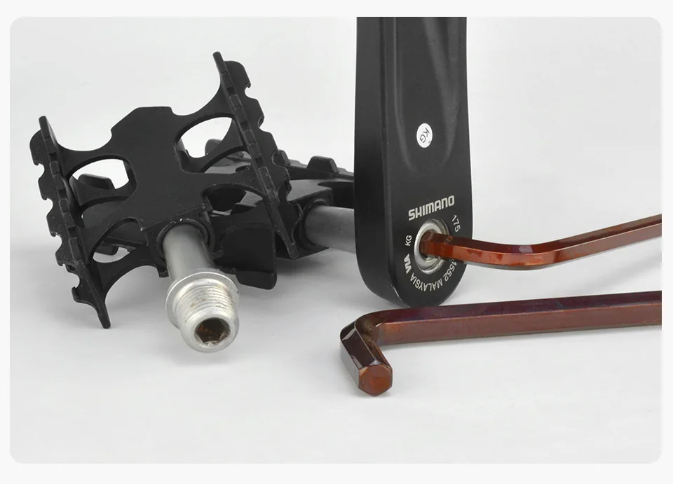 JSHOUBIKE 6/8/15 mm Fahrradpedalschlüssel Inbusschlüssel robustes, langlebiges Pedal-Demontagewerkzeug Fahrradreparaturwerkzeug für MTB Rennrad – Detail 18