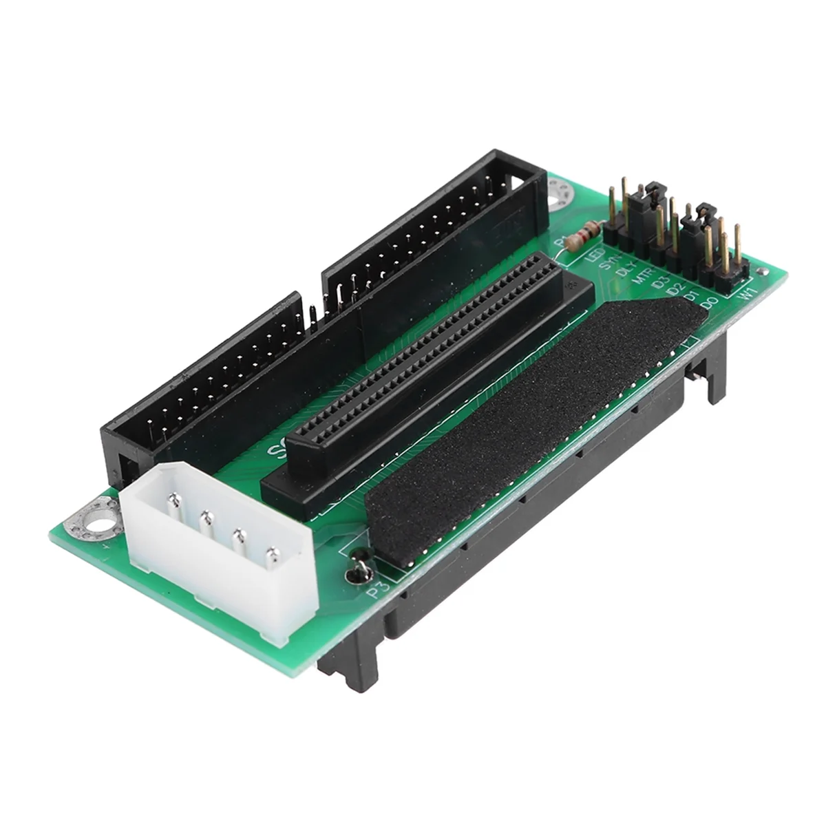 Scsi Sca 80Pin to 68Pin to 50Pin Ide Hard Disk Adapter Converter Card Board