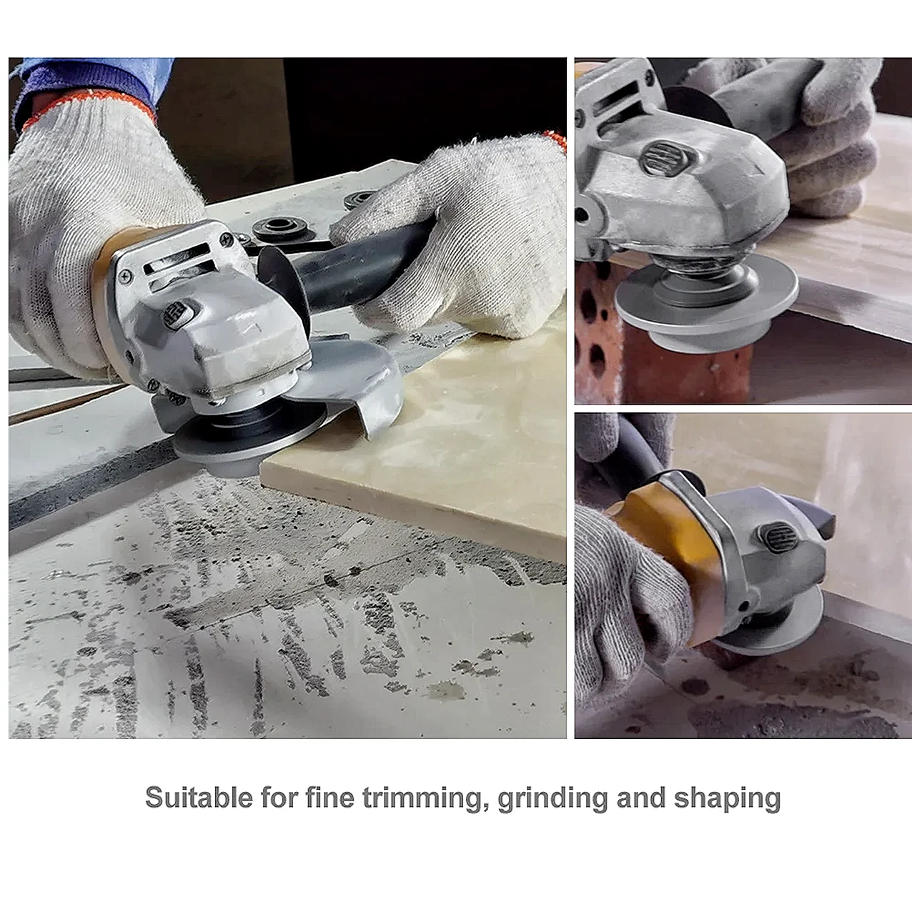 1 قطعة قرص الطحن الماس فراغ صنع من النحاس طحن عجلة ديمي بولنوسي حافة الملف الشخصي عجلة بلاط قطر 3 بوصة/74 مللي متر