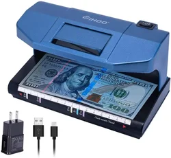 Counterfeit Multifunctional Bill Detector with Magnetic and UV Detection, Counterfeits Money Detector, Counterfeit Bill Money De