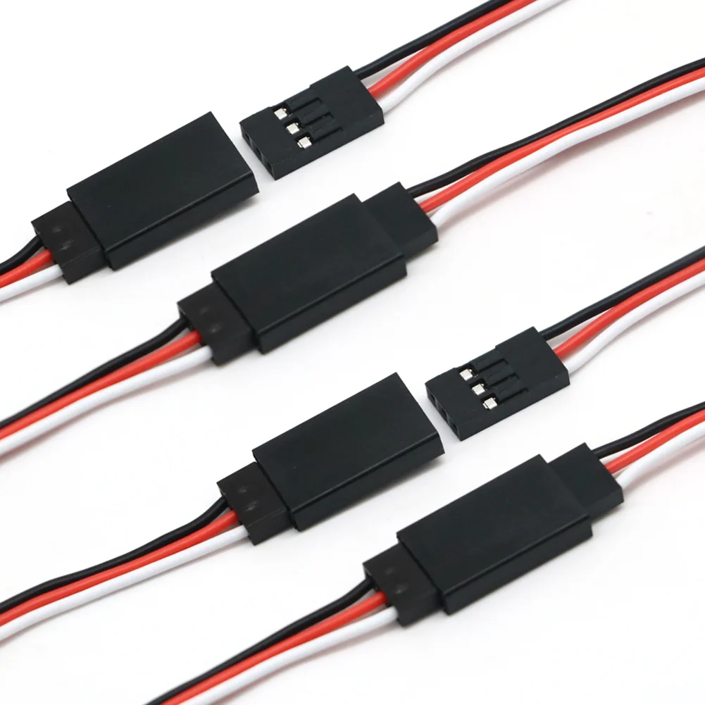 10 stücke 100mm/150mm/200mm/300mm/500mm RC Servo Verlängerung Kabel kabel Draht Blei JR Für Rc Hubschrauber Rc Drone – Detail 12