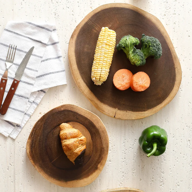 

Eco-Friendly Premium Acacia Wood Cutting Board - Round Acacia Wood Cutting Board for Vegetables