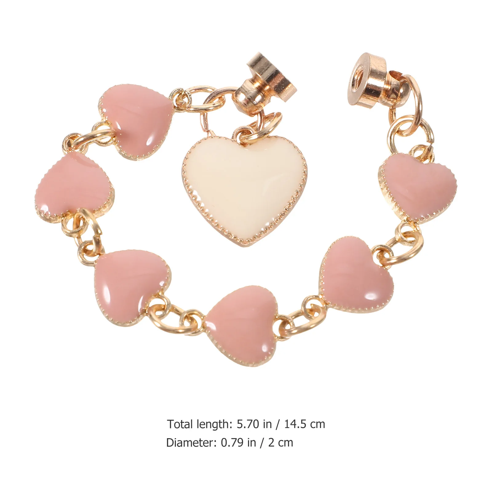 

Unique Heart Phone Charm Strap Exquisite Color Women Gift Idea Good Decorative Effect Portable Outdoor Phone Charm
