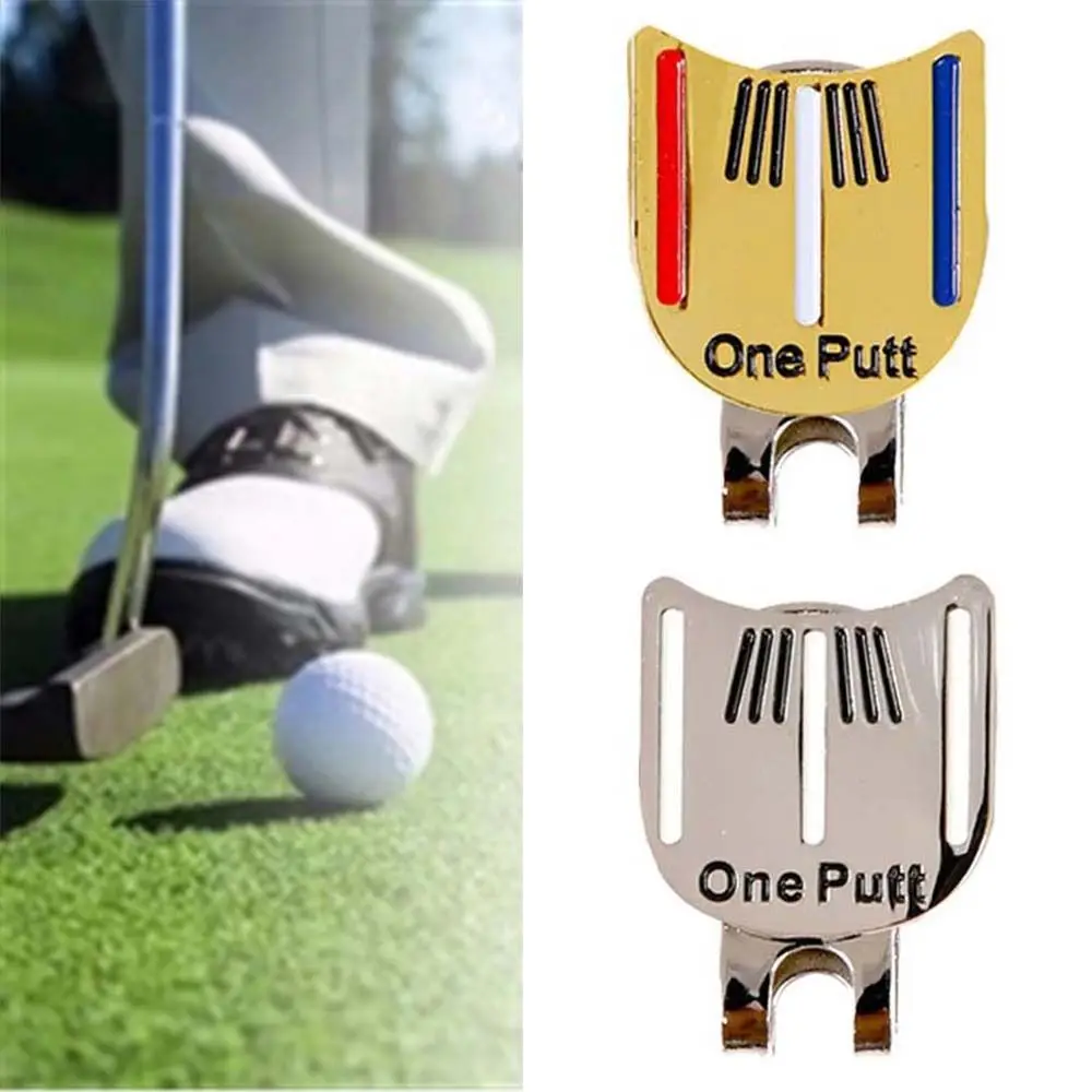 Tool Accessories For Golfer Magnetic Golf Training Aids Golf Putting Alignment One Putt Golf Hat Clip Golf Marker Hat Marker