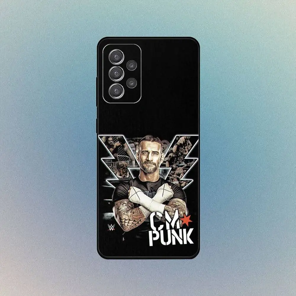 BEST IN THE WORLD CM P-Punk Phone Case For Samsung S25,S24,S21,S22,S23,S30,Ultra,S20,Plus,Fe,Lite,Note,10,9,5G Black Cover