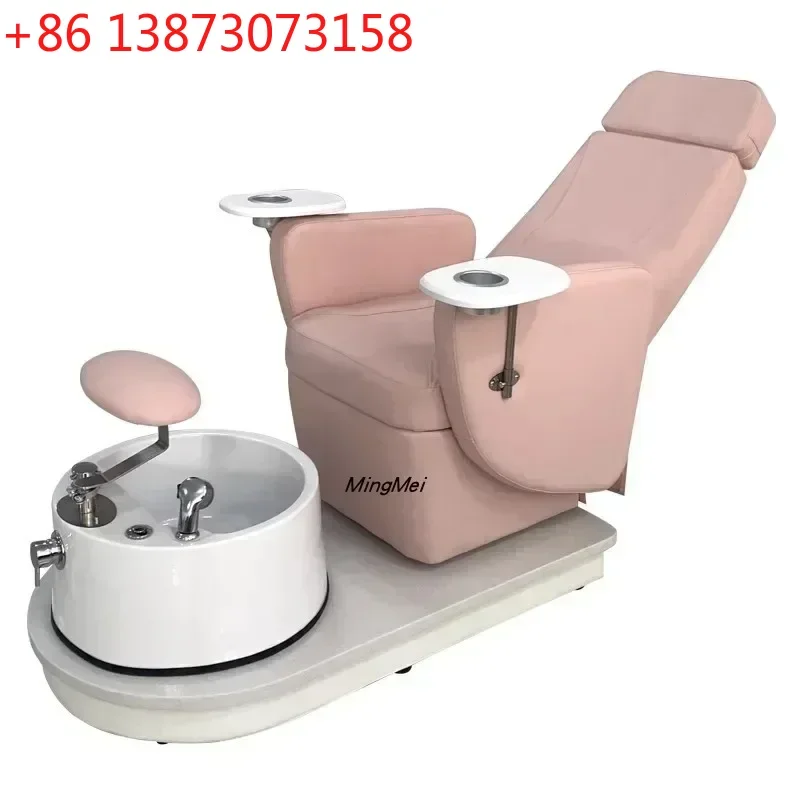 Foot massage chair for beauty and nail salon, eyelash pedicure, foot soaking and foot washing sofa