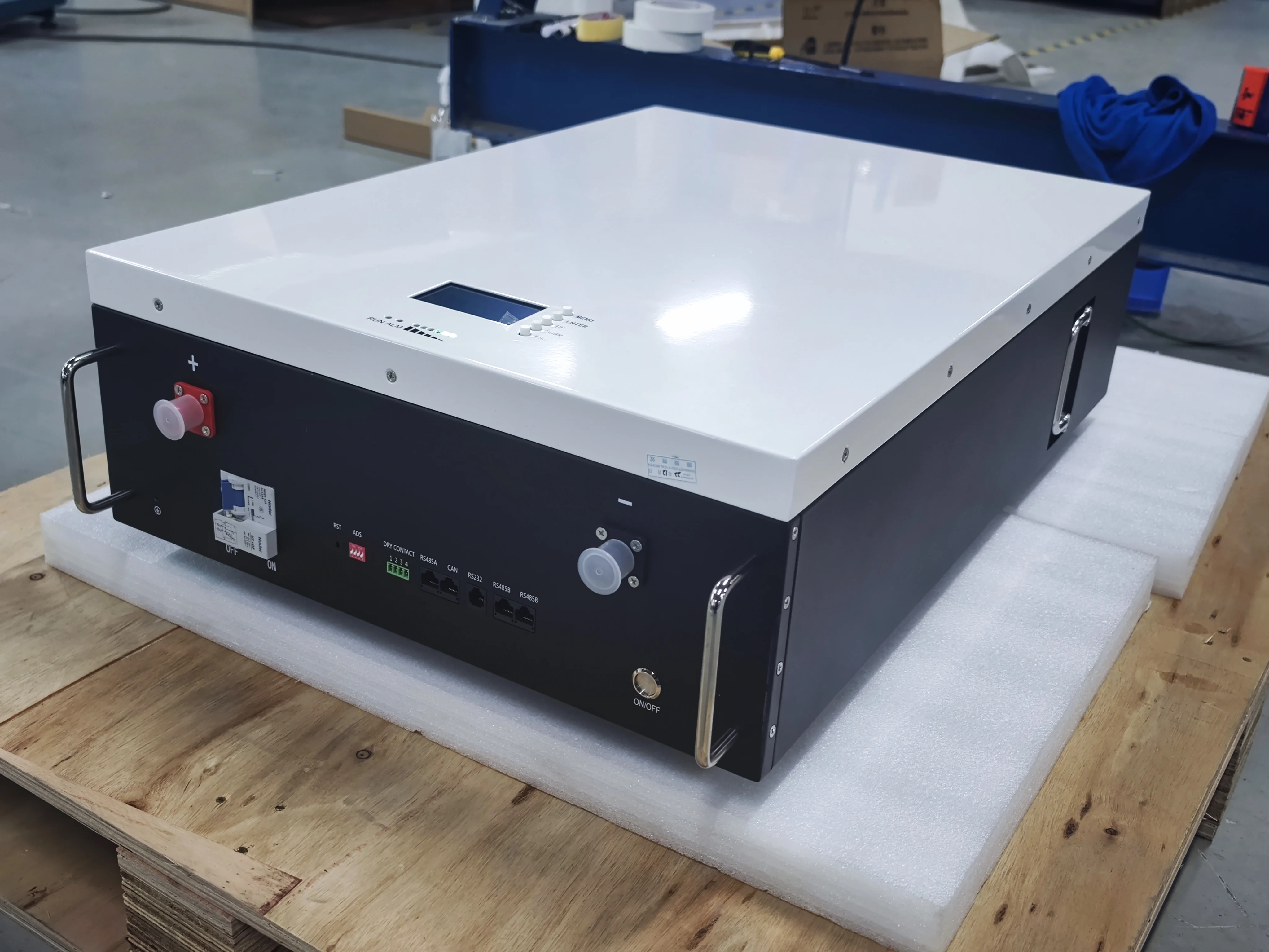 Deep Cycle Energiespeicherbatterie 48 V 200 Ah 10 kWh Lifepo4 Lithium-Ionen-Solar-Heimbatterie, UL-Zertifikat, DDP USA