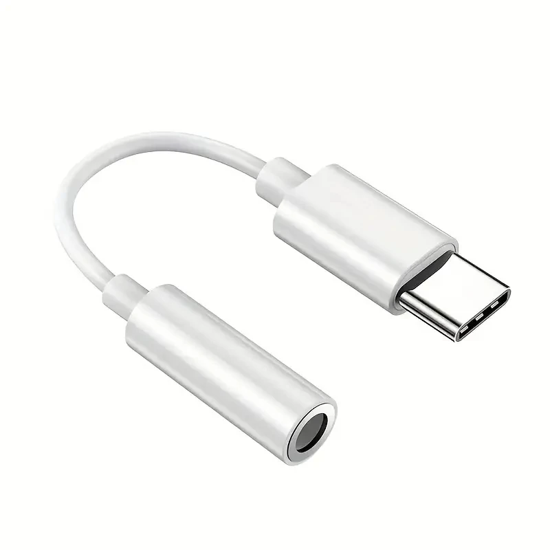 Tipo C para 3,5 mm Adaptador Aux 3 5 Jack Cabo de áudio para Huawei Xiaomi Redmi POCO Sumsang LG 3,5 MM para 8Pin Aux Adputer para iPhone