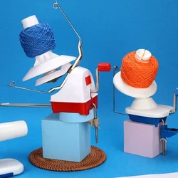 Portable Sturdy ABS Yarn Ball Winder Easy-to-Install Efficiently Make Neat Yarn Cake Winder for Crocheting Knitting