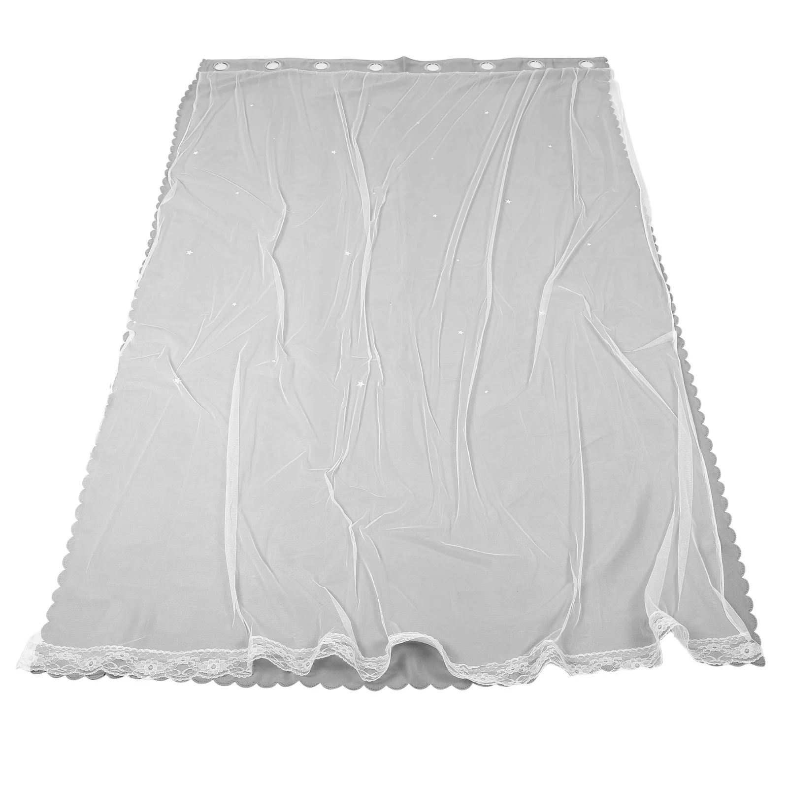 

Double Layer Blackout Curtains Star Hollow Design Room Darkening Window Drapes for Bedroom Living Room Eyelet Grommet Home