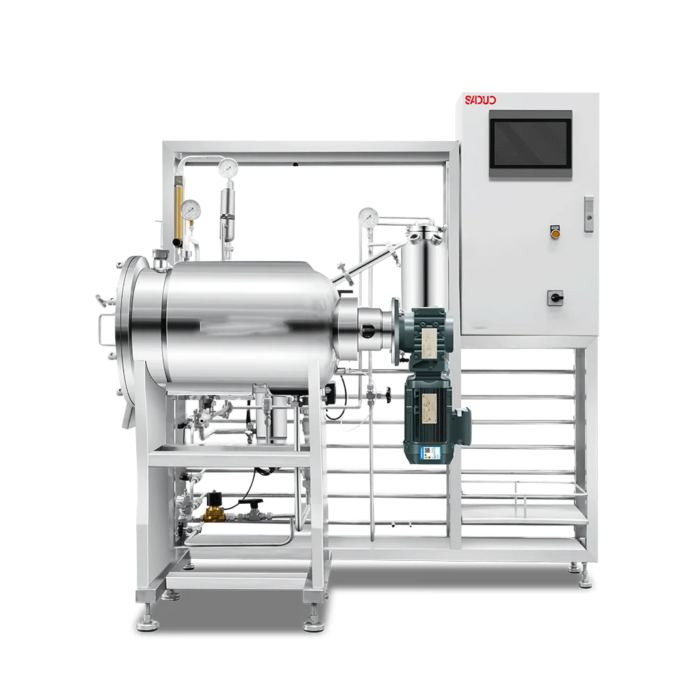 Автоматический биорерактор из нержавеющей стали, лабораторный резервуар, реактор, твердый ферментер, вращающаяся ось, сердечник нового состоянии, включая двигатель ПЛК