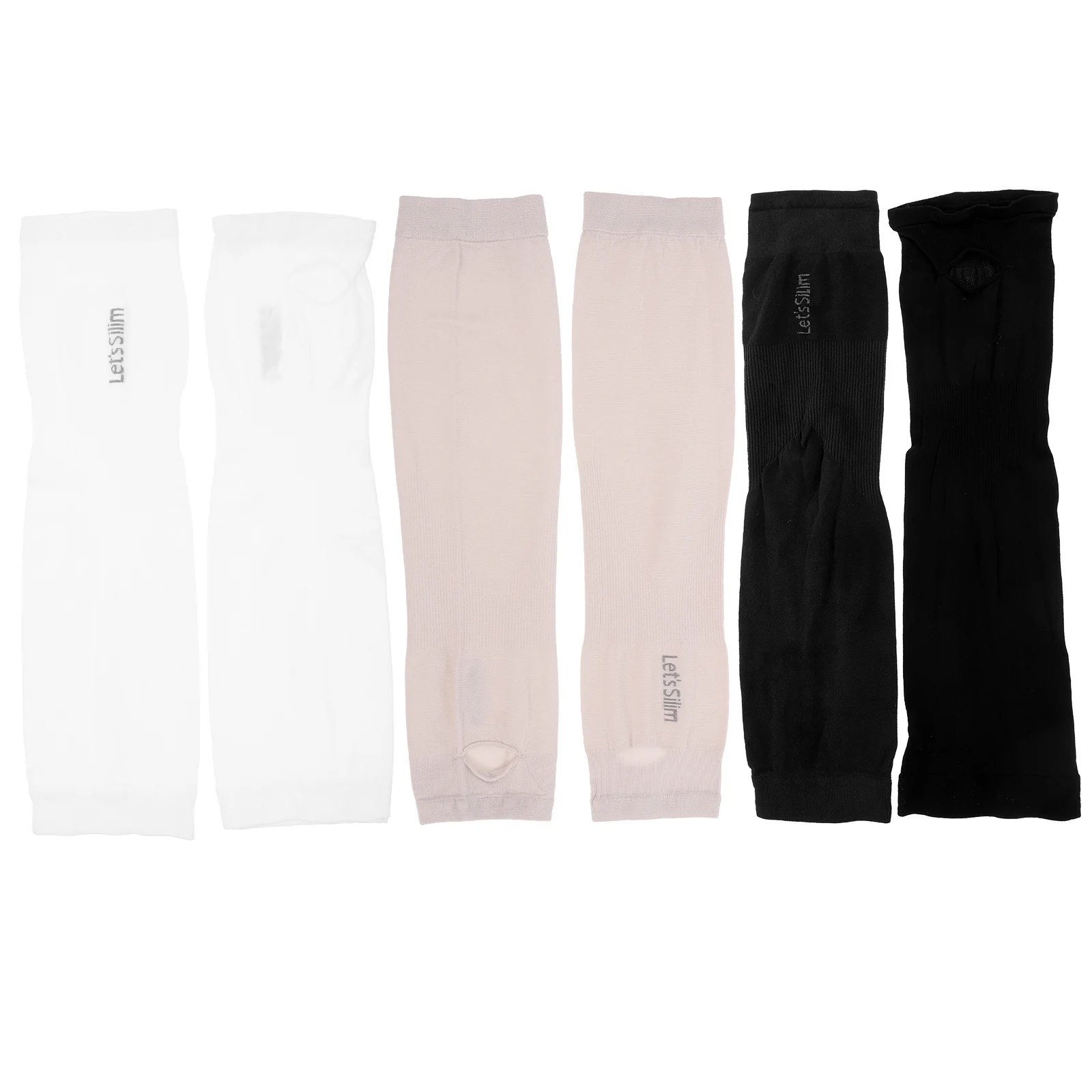 

3Pairs Sun Protector Arm Sleeves Uv Protection Long Cooling Sleeve for Outdoor Sports Cycling Running Driving Gardening