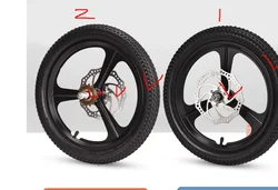 black 12inch calloy driving wheel rim  aluminum alloy wheel 14 inch bicycle aluminum alloy toy  wheel folding electric wheel