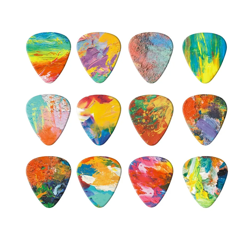 

Color Guitars Accessories Guitar Paddle Acoustic Guitar Pick Graffiti Guitar Picks Finger Guitar Pick