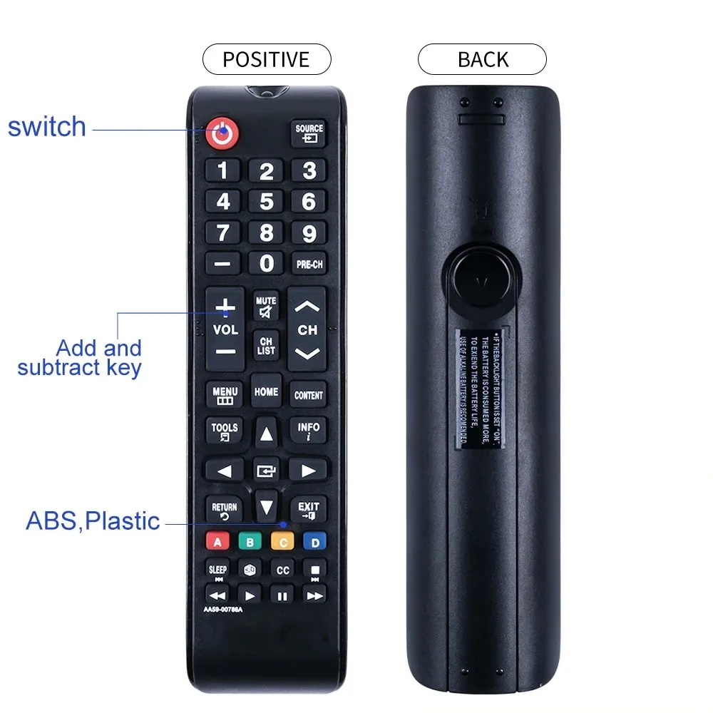 New AA59-00786A AA5900786A Remote Control for Samsung UE40F6400AW UE40F6400AWXXC UE40F6500 UE40F6500AB UE40F6500SB