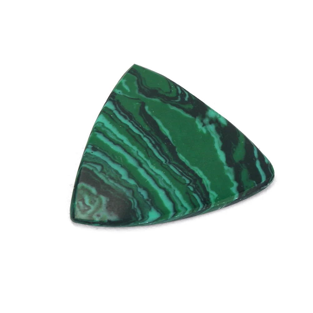 

3Pcs Guitar Plectrum Natural Stone Thin Lightweight Durable Finger Pick 28x26x2mm Peacock Blue Perfect for Professional Play