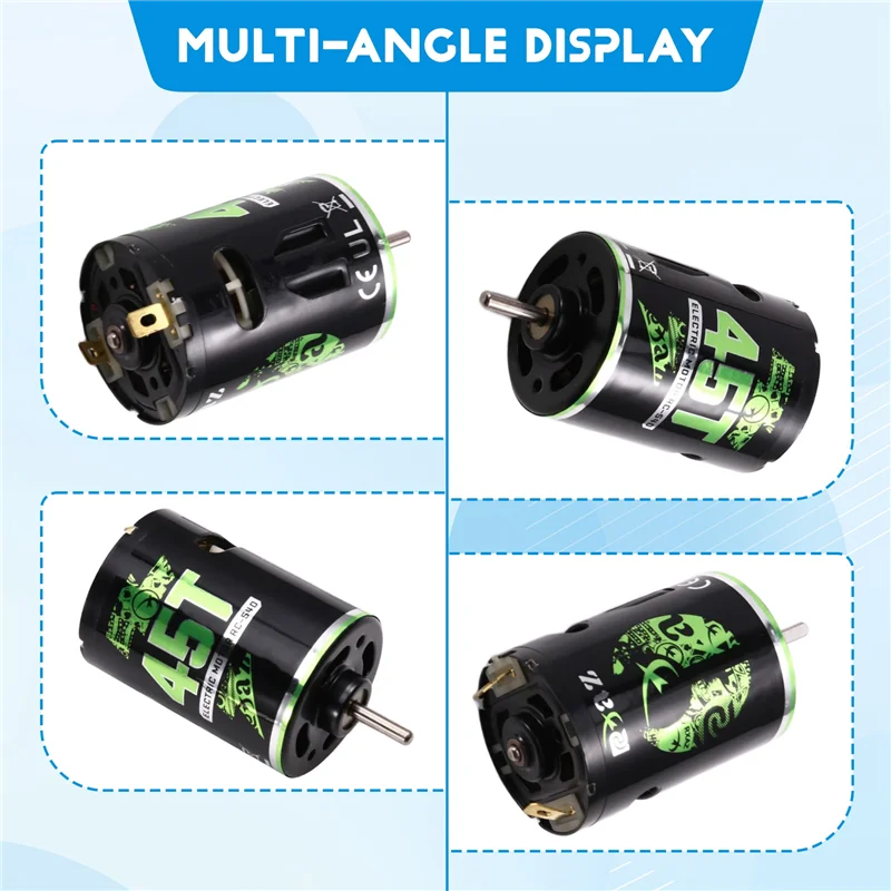 محرك ناعم AA60-540 محرك زاحف RC ESC نحى وحدة تحكم في السرعة الكهربائية BEC لسيارة RC 1/10 TRX/AXIAL/HSP