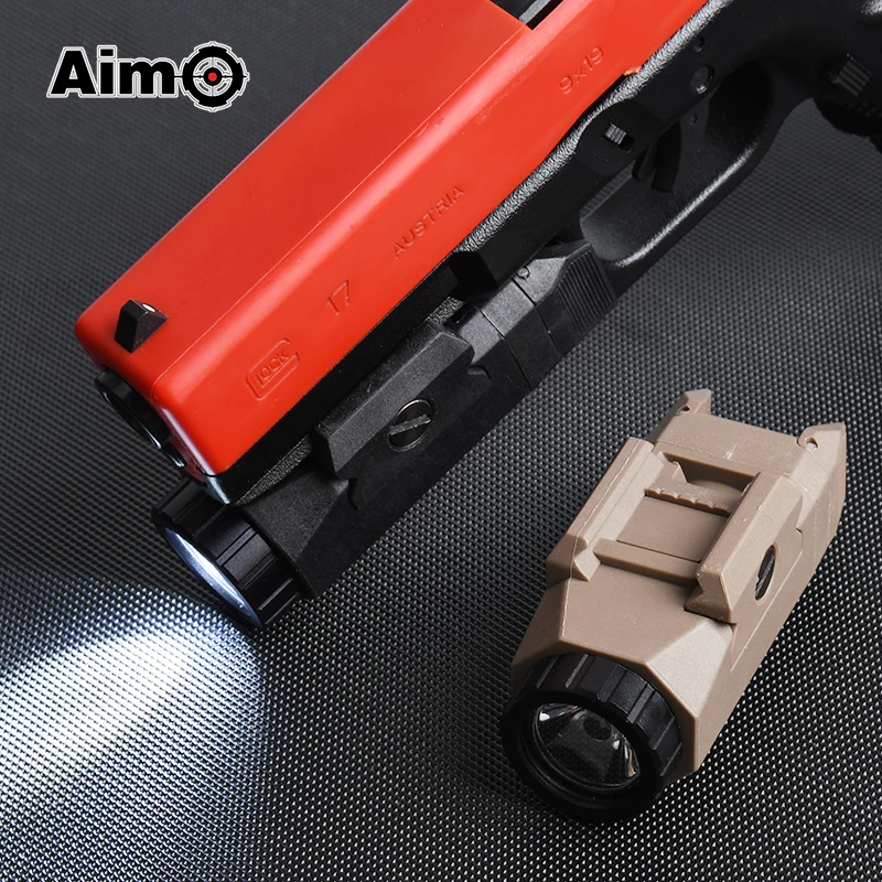 Nylon Tactical APL Strobe Flashlight WML-G2 Mount Lower Rail Glcok Pistol Airsoft Hunting Weapon 400 Lumens LED Light equipment