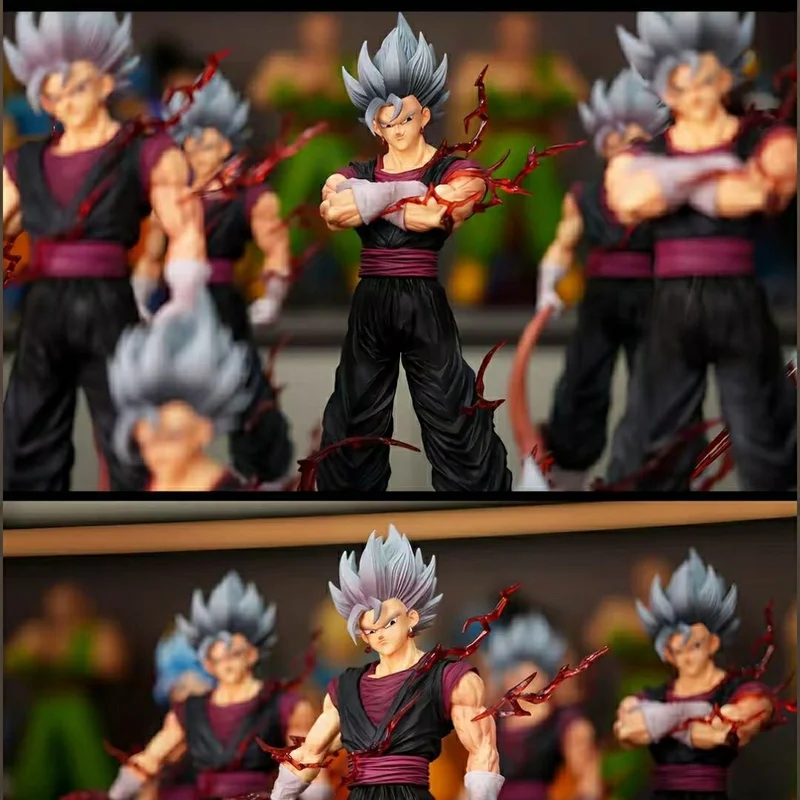 

Dragon Ball Hb Vegetto Weekly Color 32cm Statue Anime Figure Gokus Vegeta Combination Ornament Model Garage Kit Children Gifts