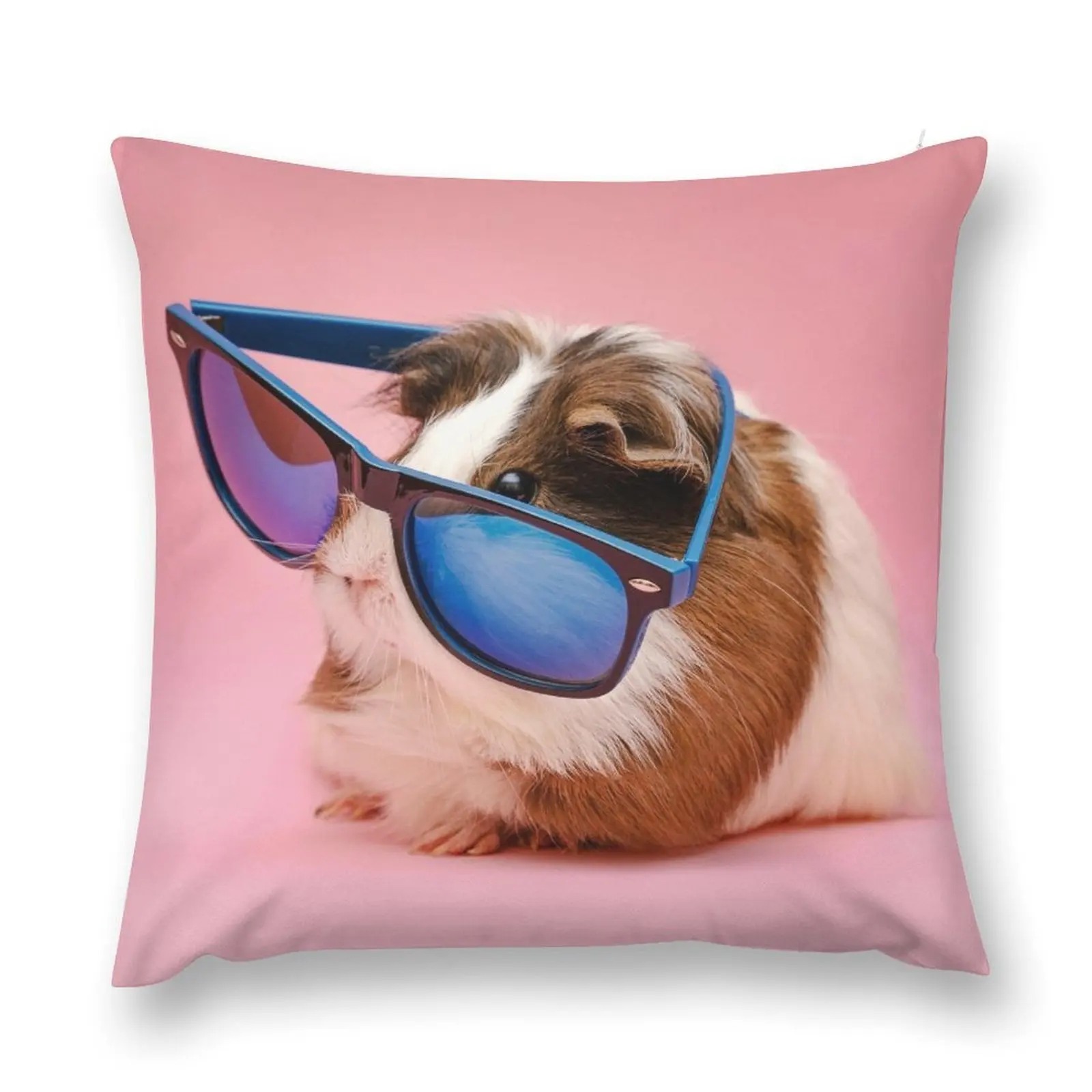 

Cute Guinea Pig Wearing Sunglasses Throw Pillow autumn decoration Rectangular Cushion Cover pillow cover luxury pillow